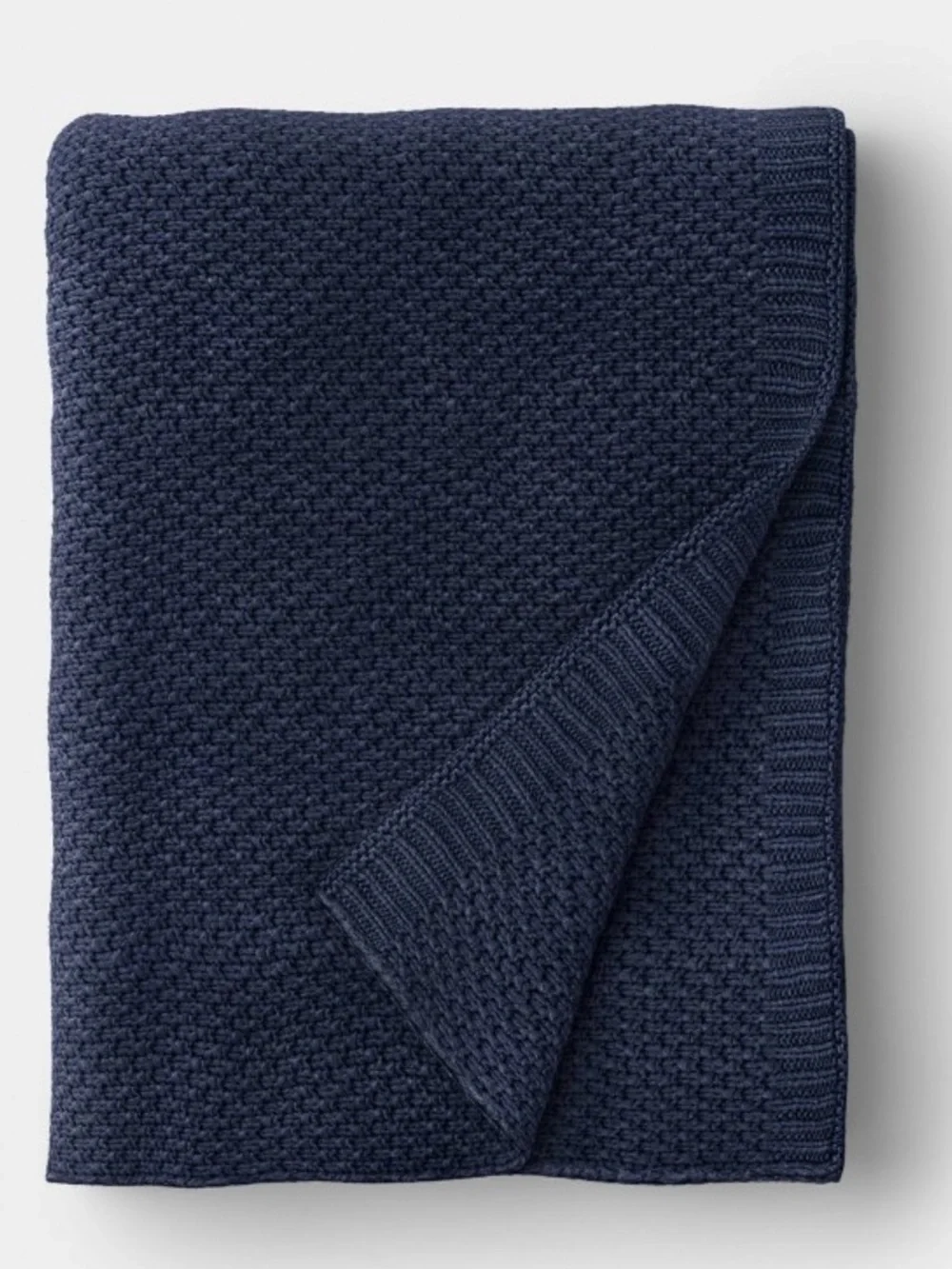 Everyday Knit Throw Blanket Dark Blue - Threshold™